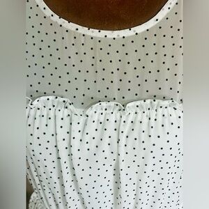 Polka Dot Afternoon Stroll White Midi Dress.  Lulus